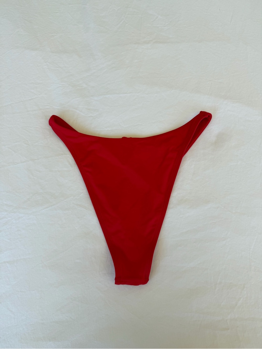 L SPACE Red Cheeky Bottoms - Picture 3 of 3
